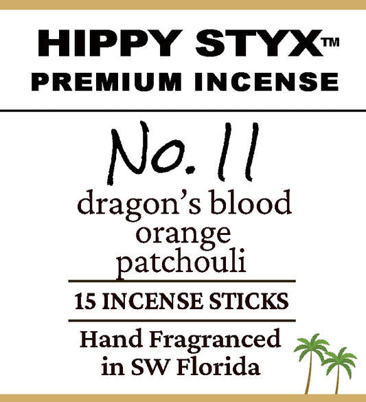 Fragrance No. 11 Hippy Styx™ Incense | Dragon's Blood + Patchouli
