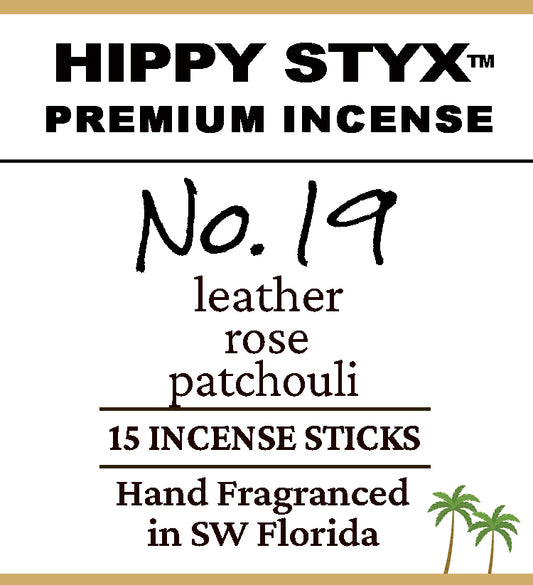 Fragrance No. 19 Hippy Styx™ Incense | Leather + Patchouli