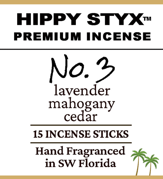 Fragrance No. 3 Hippy Styx™ Incense | Lavender + Mahogany