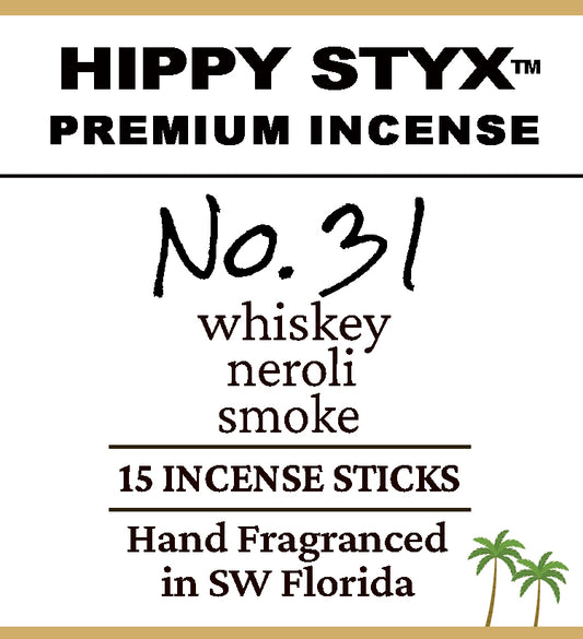 Fragrance No. 31 Hippy Styx™ Incense | Whiskey + Smoke
