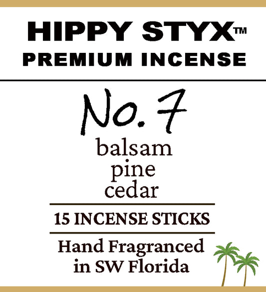 Fragrance No. 7 Hippy Styx™ Incense | Balsam + Pine