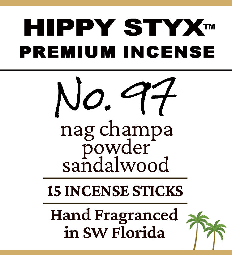 Fragrance No. 97 Hippy Styx™ Incense | Nag Champa + Sandalwood
