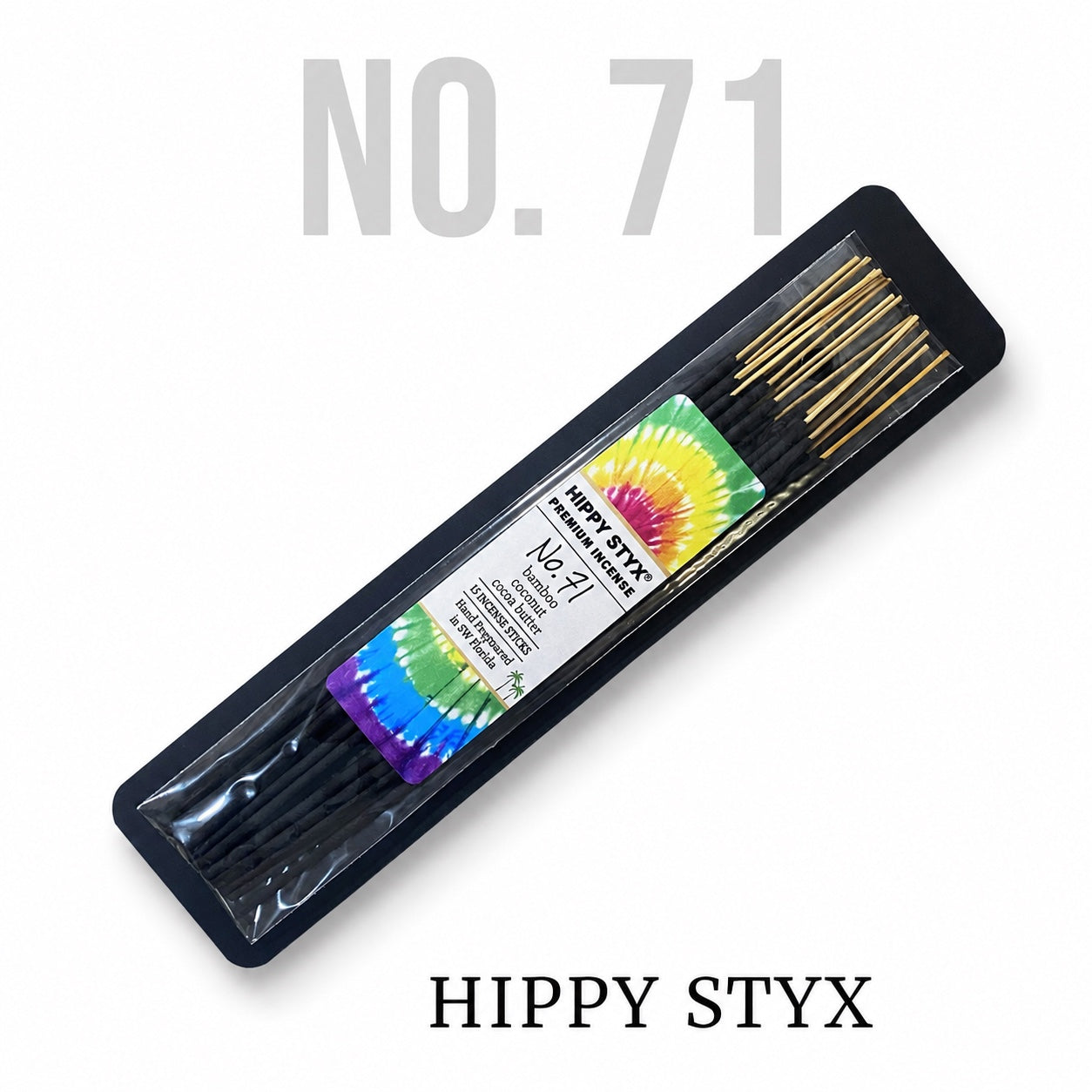 Fragrance No. 71 Hippy Styx Incense | Bamboo + Cocoa Butter