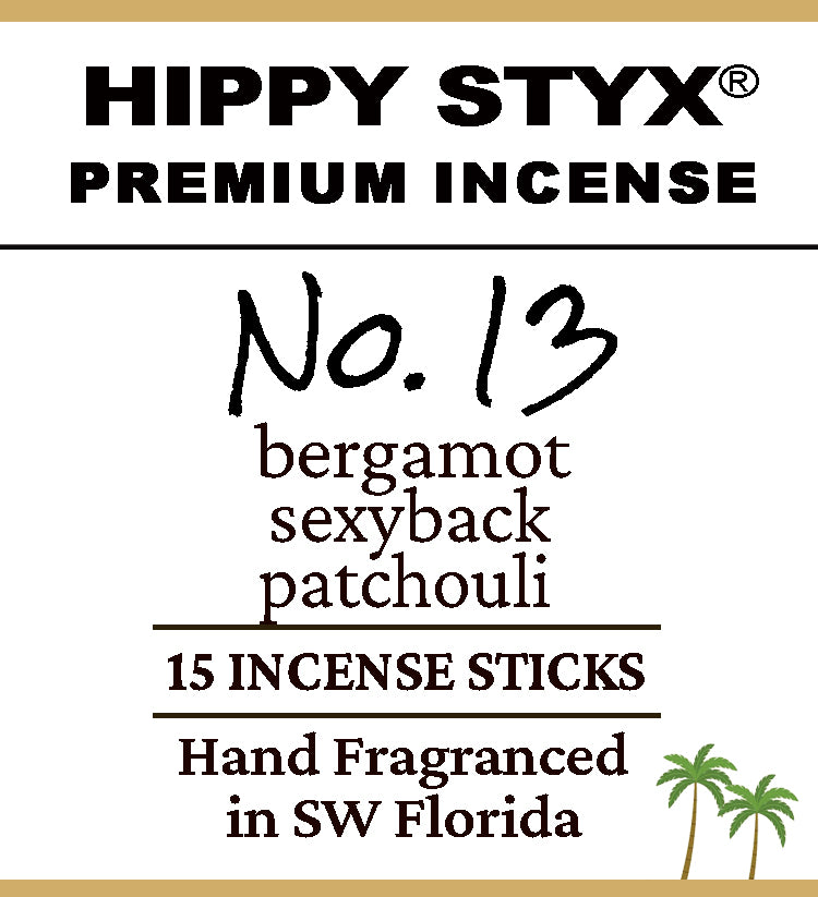 Fragrance No. 13 Hippy Styx Incense | Bergamot + Sexyback