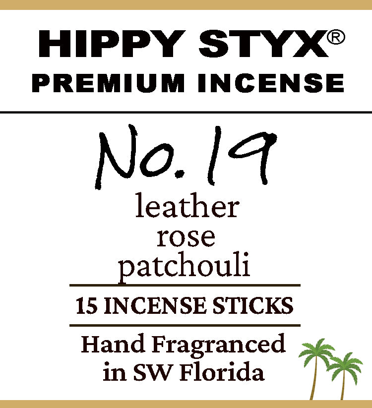 Fragrance No. 19 Hippy Styx Incense | Leather + Patchouli
