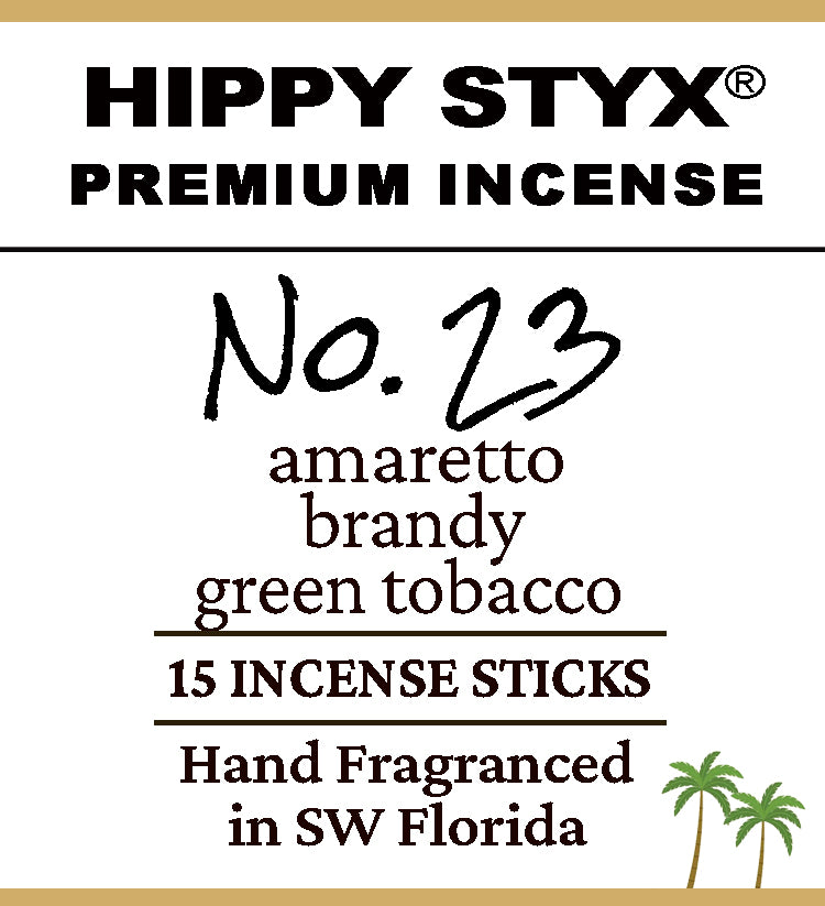 Fragrance No. 23 Hippy Styx Incense | Amaretto + Green Leaves