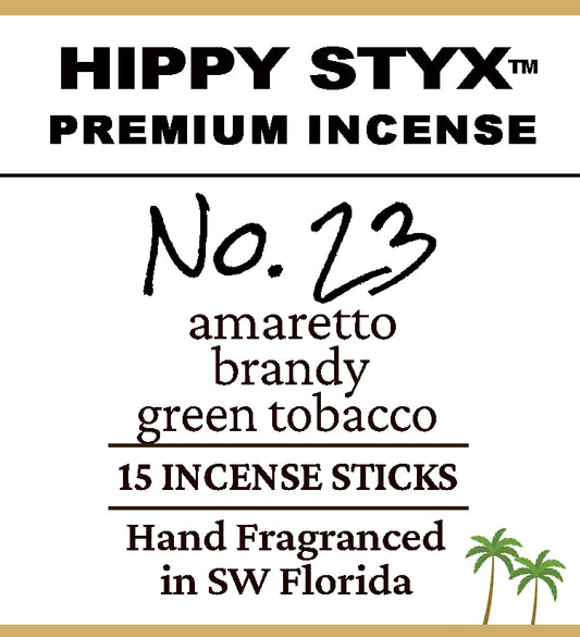 Fragrance No. 23 Hippy Styx™ Incense | Amaretto + Green Leaves