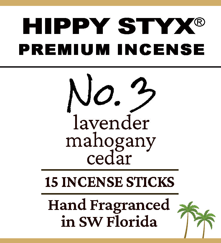 Fragrance No. 3 Hippy Styx Incense | Lavender + Mahogany