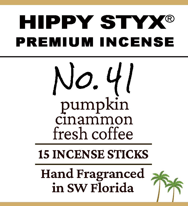 Fragrance No. 41 Hippy Styx Incense | Pumpkin + Coffee