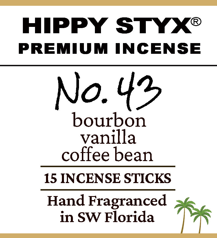 Fragrance No. 43 Hippy Styx Incense | Bourbon + Coffee
