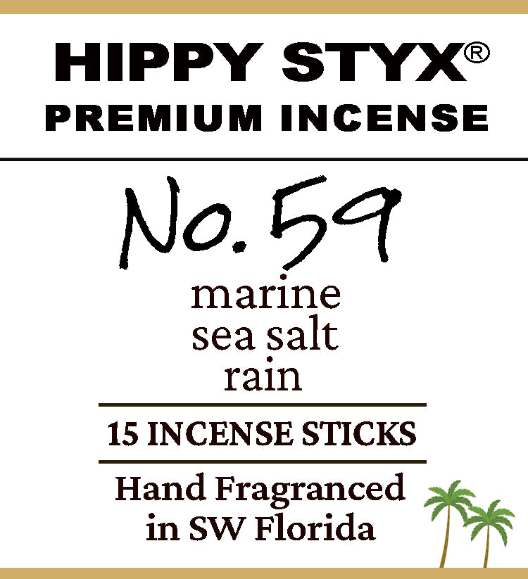 Fragrance No. 59 Hippy Styx Incense | Marine + Rain