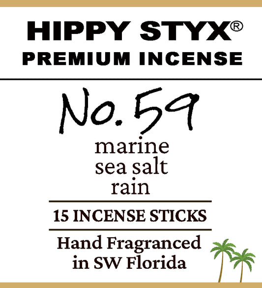 Fragrance No. 59 Hippy Styx Incense | Marine + Rain