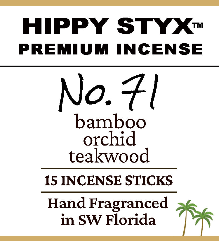 Fragrance No. 71 Hippy Styx™ Incense | Bamboo + Teakwood