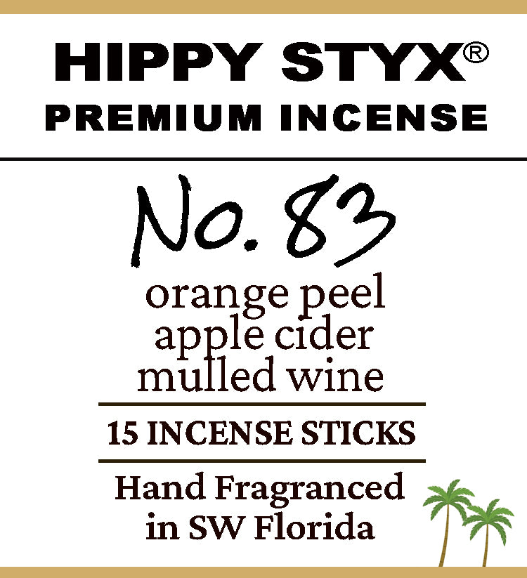 Fragrance No. 83 Hippy Styx Incense | Apple Cider + Mulled Wine