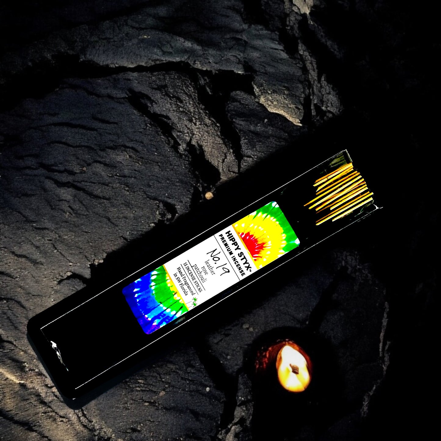 Fragrance No. 19 Hippy Styx™ Incense | Leather + Patchouli